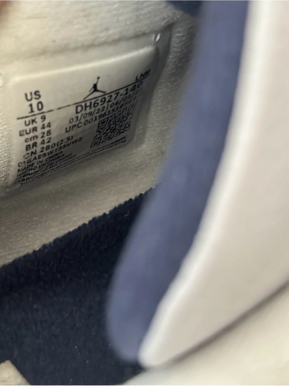 Jordan 4 Men's Midnight Navy Retro Sneakers